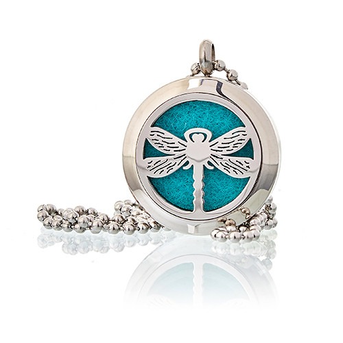 Aroma Necklace with Dragonfly design