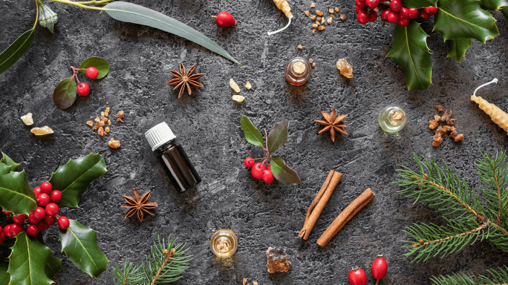 Deck the Halls with Scents of Joy: A Guide to Christmas Essential Oils blog banner