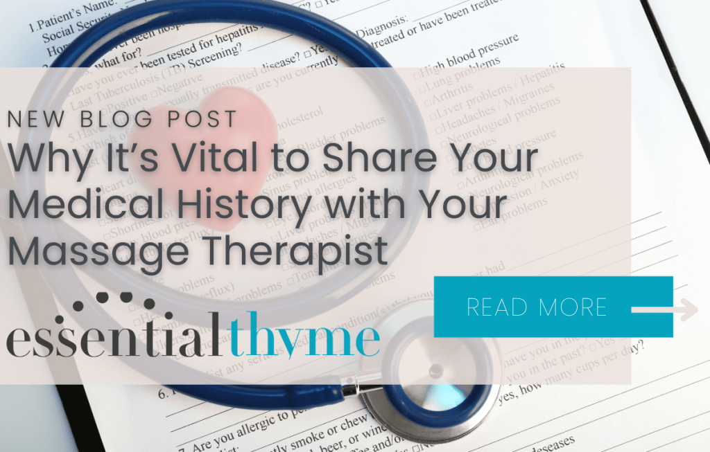 medical history massage