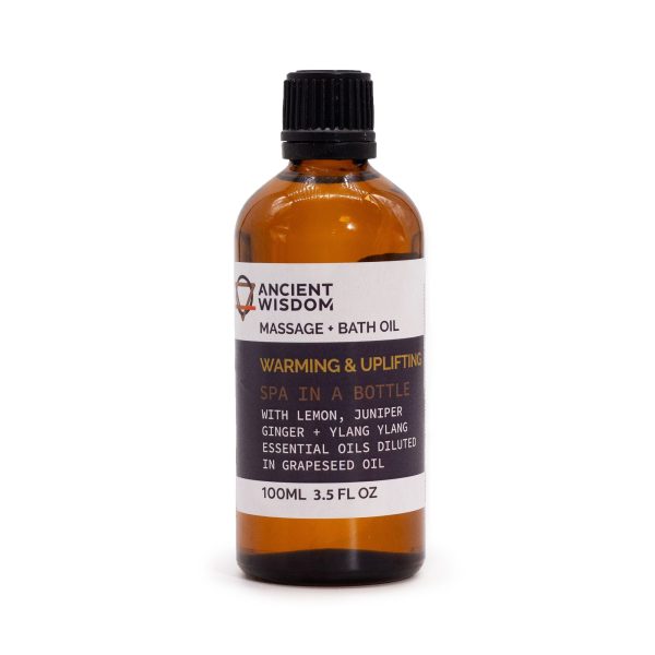 Warm & Uplifting Massage Oil - 100ml - Image 4